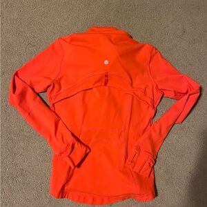 lululemon Athletica red/orange zip up jacket